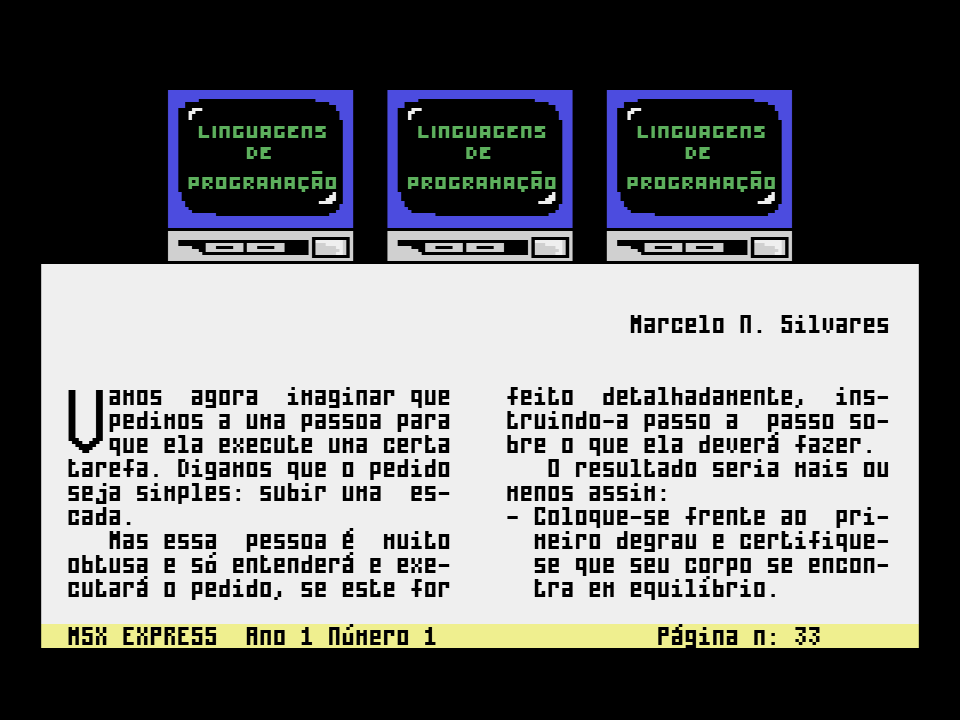 MSX Express Año 1 - Número 1